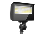 LED Flood Light, 5286 Lumen Max, Wattage and CCT Selectable, Adjustable Optics, 120-277V
