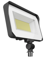 LED Flood Light, 9,718 Lumen Max, Wattage and CCT Selectable, 120-277V, Bronze or White Finish