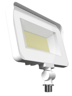 LED Flood Light, 9,718 Lumen Max, Wattage and CCT Selectable, 120-277V, Bronze or White Finish