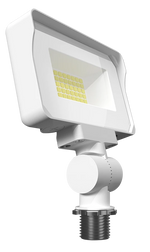 LED Flood Light, 2353 Lumen Max, Wattage and CCT Selectable, 120-277V, Bronze or White Finish