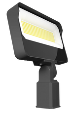 LED Flood Light, 24,168 Lumen Max, Wattage and CCT Selectable, 120-277V, Bronze or White Finish