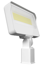 LED Flood Light, 24,168 Lumen Max, Wattage and CCT Selectable, 120-277V, Bronze or White Finish
