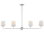 Bristol 4-Light Linear Chandelier (Available in Anthracite, Satin Brass, or Satin Nickel)