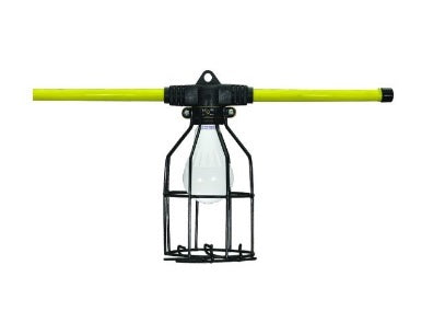 LED Temporary Area Hanging String Light, 70W, 50 feet, Metal Cage