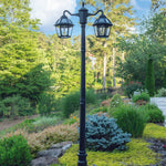 Polaris Double Head Lamp Post
