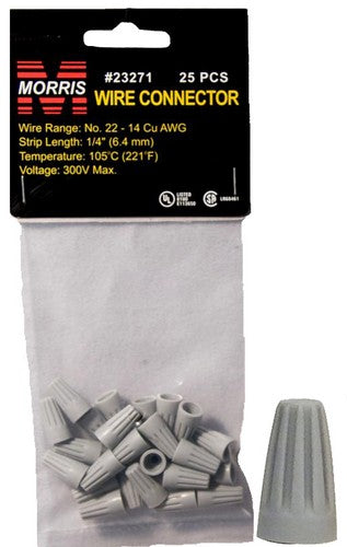 25 Pk Screw-On Wire Connectors