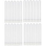 24 PK SATCO 13W T8 U-Bend LED; 50000 Average rated hours; Medium bi-pin base