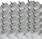 25 Pk 17 Watt T8 LED; 4Ft; 3000K; Medium Bi Pin base; 50000 Average rated hours; 2100 Lumens; Type B; Ballast Bypass; Single or Double Ended Wiring