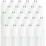 25 Pk 9 Watt T8 LED; 2Ft; 3000K; Medium Bi Pin base; 50000 Average rated hours; 1100 Lumens; Type B; Ballast Bypass; Single or Double Ended Wiring