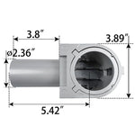 Round Post Top Adapter for Shoebox Lights and Cobra Head