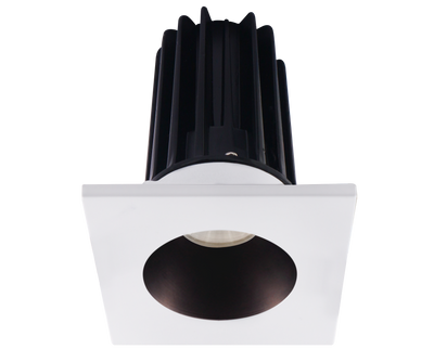 2" Square Recessed LED, 15W, 2700K/3000K/4000K, Multiple Reflectors and Square Trims