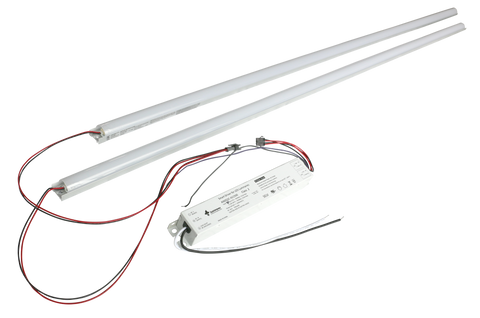 4 Foot LED Magnetic Strip Retrofit Kit for Linear Fixtures, 36W or 50W, 120-277V, 4000K or 5000K 4 Foot LED Magnetic Strip Retrofit Kit for Linear Fixtures, 36W or 50W, 120-277V, 4000K or 5000K