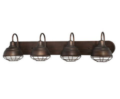 Millennium Lighting Vanity 5424 Series (Available in Rubbed Bronze and Satin Nickel Finishes)