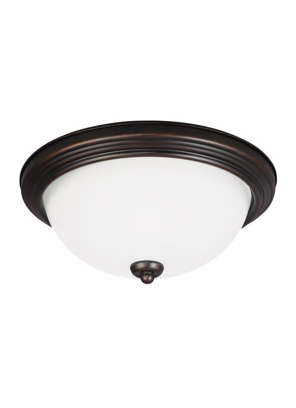 77264EN3-710, Two Light Ceiling Flush Mount , Geary Collection