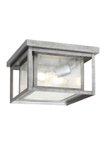 78027-57, Two Light Outdoor Ceiling Flush Mount , Hunnington Collection