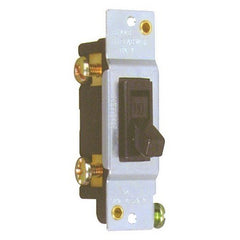 Single Pole Toggle Switch without Mounting Ears 15A-120V