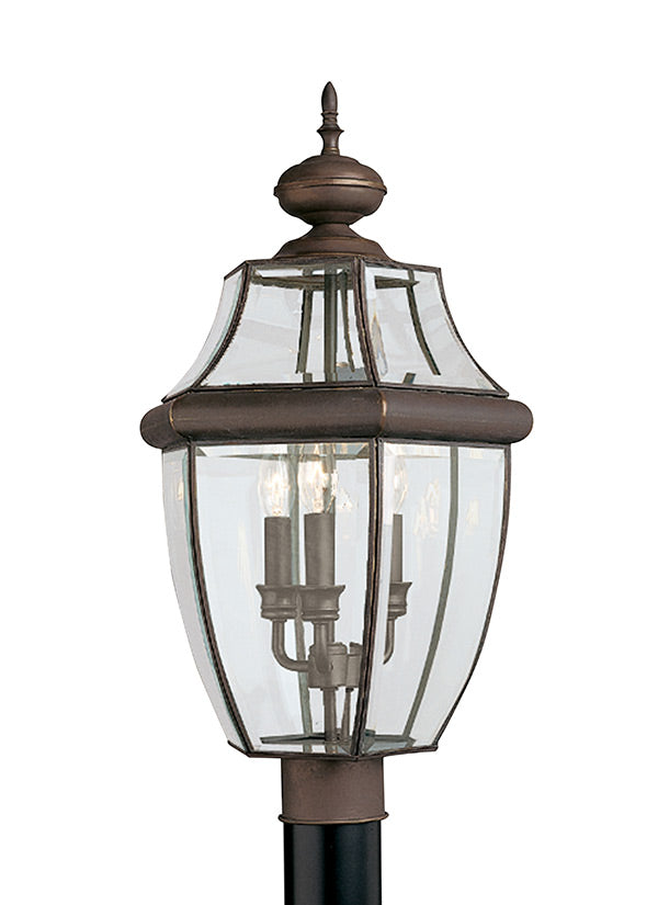 8239-71, Three Light Outdoor Post Lantern , Lancaster Collection