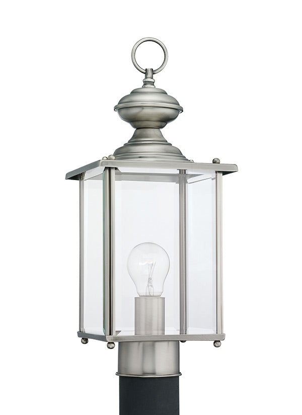 8257-965, One Light Outdoor Post Lantern , Jamestowne Collection