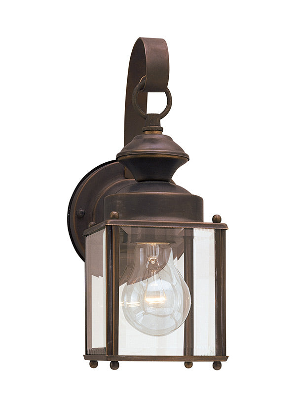 8456-71, One Light Outdoor Wall Lantern , Jamestowne Collection