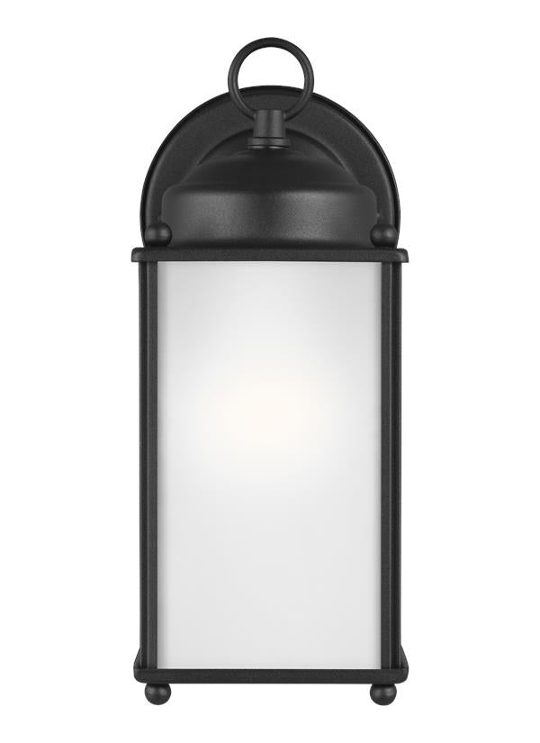 New Castle Collection - Large One Light Outdoor Wall Lantern | Finish: Black - 8593001EN3-12