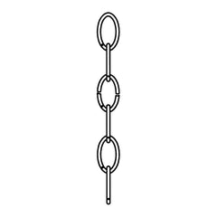 9100-71, Steel Chain in Antique Bronze Finish , Replacement Chain Collection