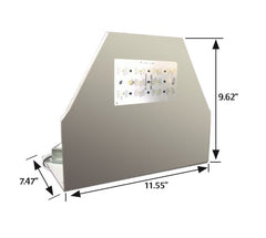 LED Full Cutoff Wall Pack Retrofit Kit, 37W, 120-277V (Fixture Housing Included)