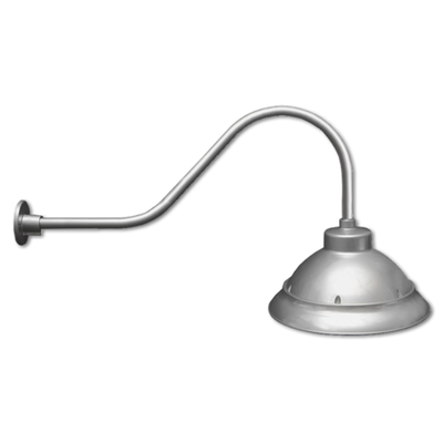 15.25" Astor Small Bell Shade (Available with choice of 5 gooseneck arms and 4 color finishes)