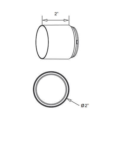 ATOM Series - Snoot White Trim Ring
