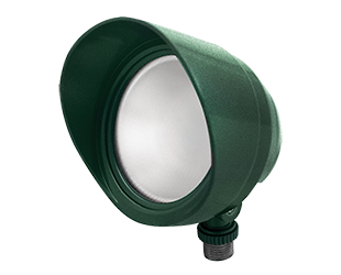 LED Bullet Flood Light, 12W, 120V, Verde Green