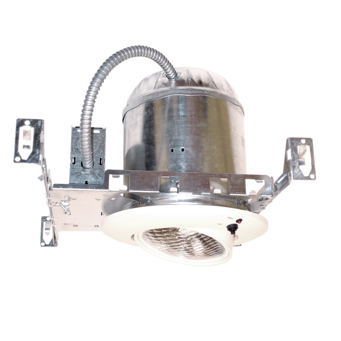 Recessed Emergency Downlight with Gimbal Trim 120 277V White