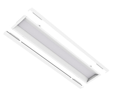 LED 1'x4' Flat Lens Troffer Retrofit Kit