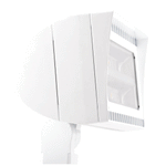 LED Flood Light, 105W, 120-277V, White, Slipfitter Mount