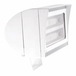 LED Flood Light, 105W, 120-277V, White, Trunion Mount