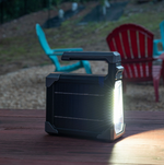 Emergency and Camping Solar Flashlight with USB Charging Port