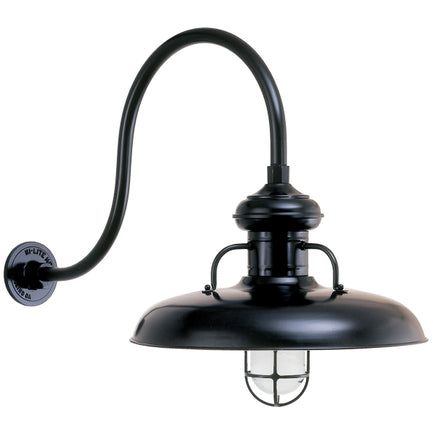 14" Shade Hi-Lite Gooseneck, Milkman Collection, H-7514 Series (Available in Multiple Color Finishes)