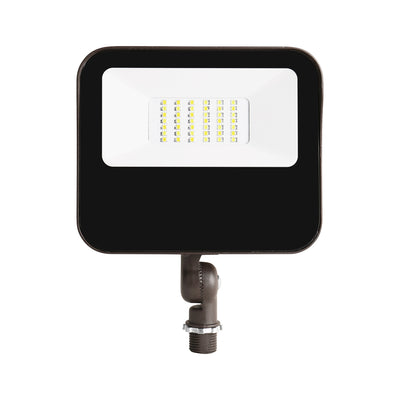 LED Flood Light, 15W, 2300 Lumens, 120-277V, CCT Selectable, Dark Bronze