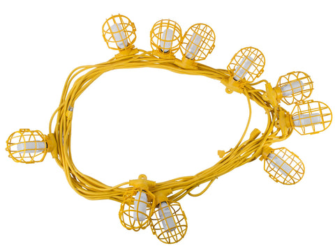 Bergen Industries GL100142STK Temp Light String, 14/2, 100ft, 15A Male & Female LED Included Bergen Industries GL100142STK Temp Light String, 14/2, 100ft, 15A Male & Female LED Included