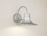 Hi-Lite Radial Shade Sconce - 12" (shown w/ Galvanized finish)