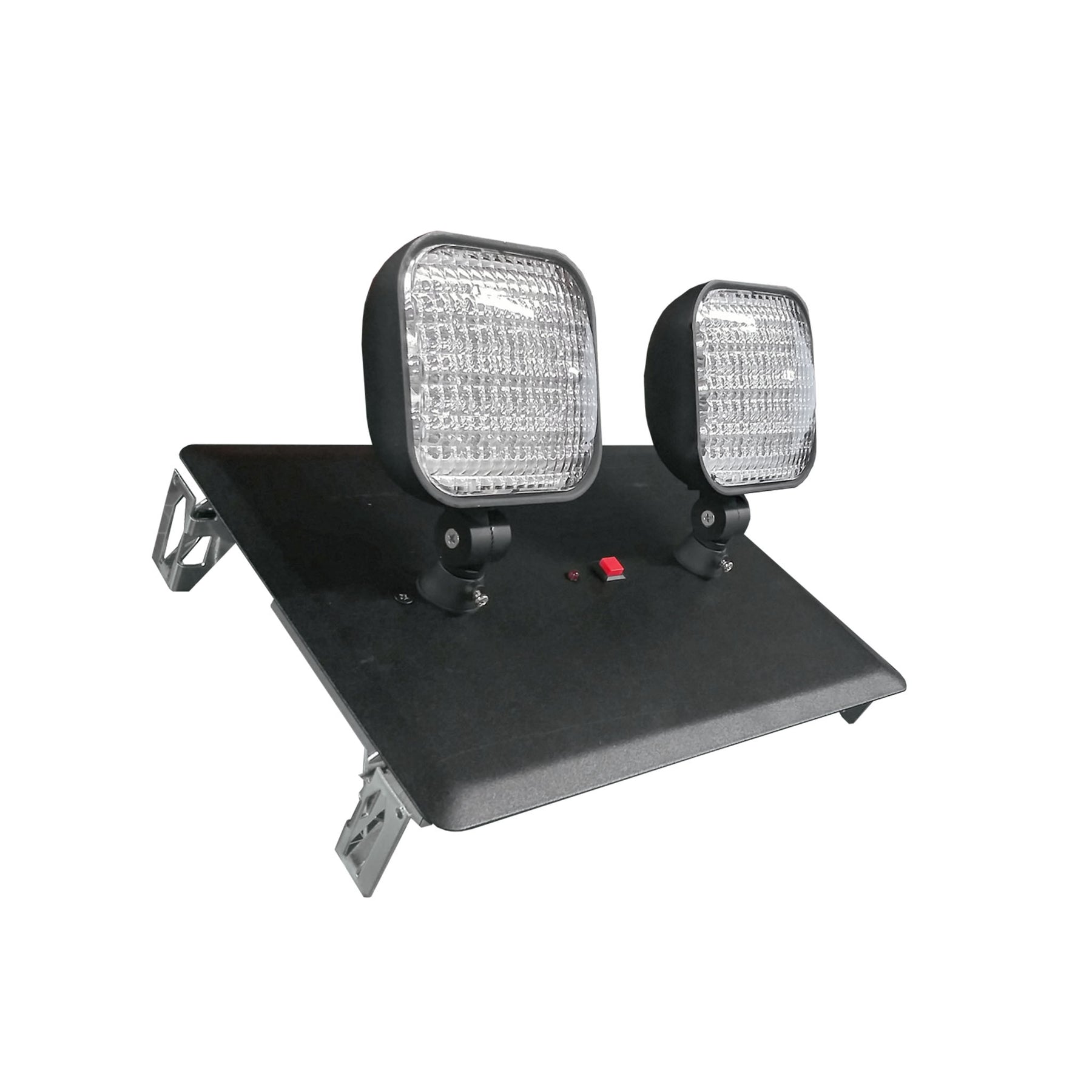 LED Recessed Emergency Light with Two Adjustable Heads