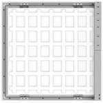 2PK 2 x 2 Foot LED Flat Panel, 2500-3750LM, 120-277V, Wattage and CCT Selectable