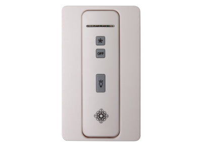 Hand-held 4-speed remote control,TRANSMITTER ONLY. Fan speed and downlight control. (non-reversing)