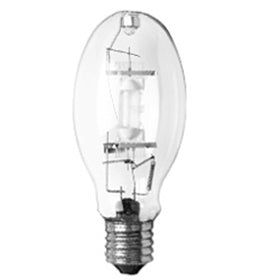 250-watt, clear, ANSI-M58, Fixture type-enclosed, ED28 bulb, universal operating position, E39 mogul MH250E