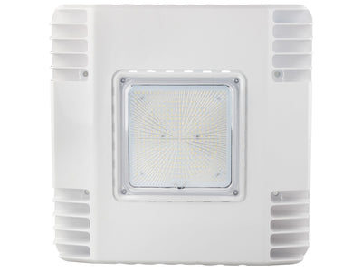 LED Recessed Gas Station Canopy Light Front View 