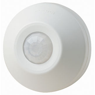 PIR Self-Contained Ceiling Mount Occupancy Sensor & Switching Relay, 120V (White)