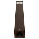 6" LED Square Bollards, 3000 Lumens, CCT Selectable, 120-277V, Bronze