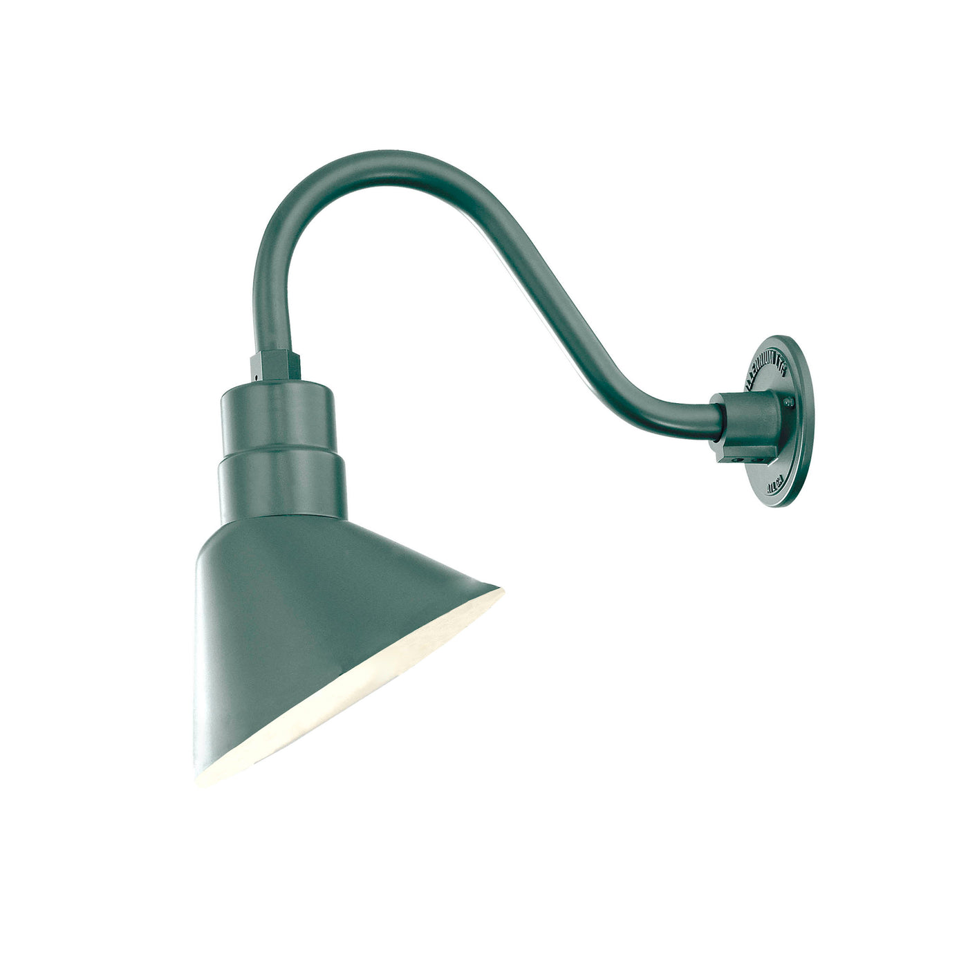 Millennium Lighting 10" RLM Angle Shade (Available in Bronze, Galvanized, Black, Red, and Green Finishes)