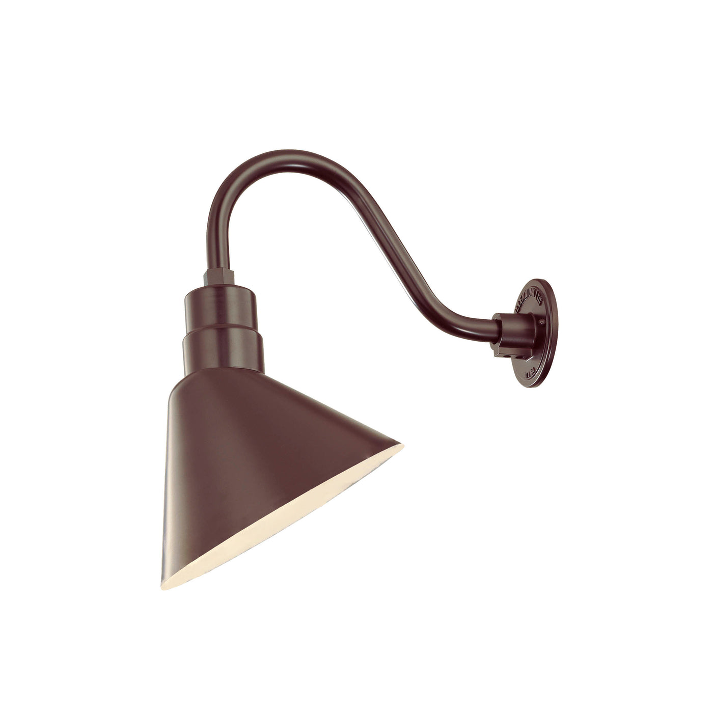 Millennium Lighting 12" RLM Angle Shade (Available in Bronze, Galvanized, Black, Red, and Green Finishes)