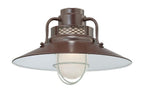 Millennium Lighting 14" RLM/ Gooseneck Mount Railroad Shade - Architectural Bronze