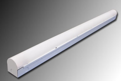 4 Foot LED Industrial Strip, 28, 48 or 57 watt with Hinged Frosted Lens