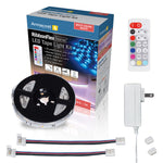 RibbonFlex Home Multi-Color+White LED Tape Light Kit with Remote, 16 ft. (5m), 120V